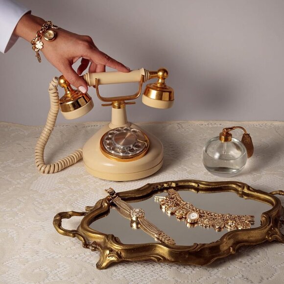 Women's Premium Crystal Accented Charm Bracelet Watch - Picture 4 of 6